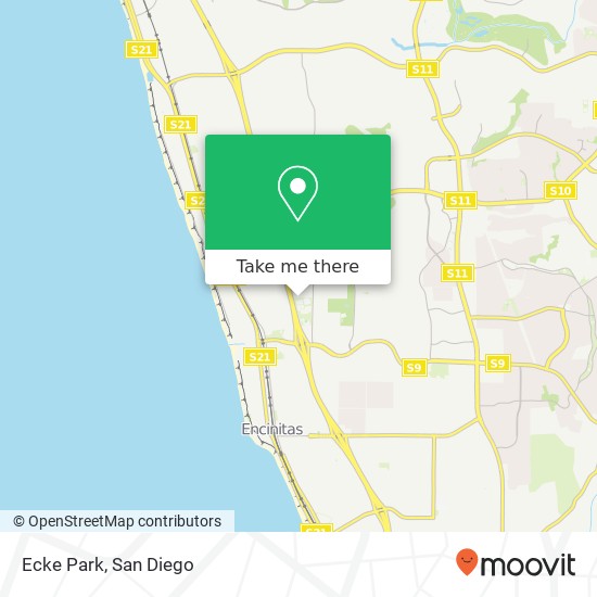 Ecke Park map