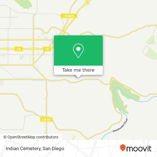 Indian Cemetery map