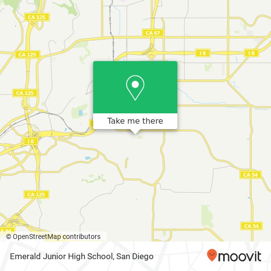 Emerald Junior High School map
