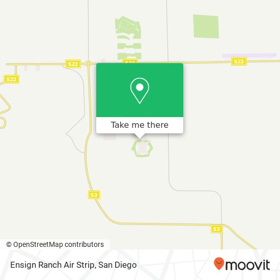 Ensign Ranch Air Strip map