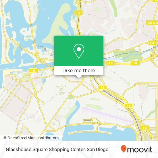 Mapa de Glasshouse Square Shopping Center