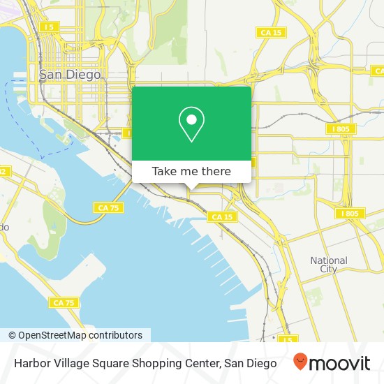 Mapa de Harbor Village Square Shopping Center