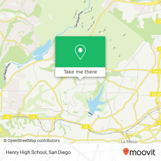 Henry High School map