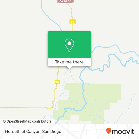 Mapa de Horsethief Canyon