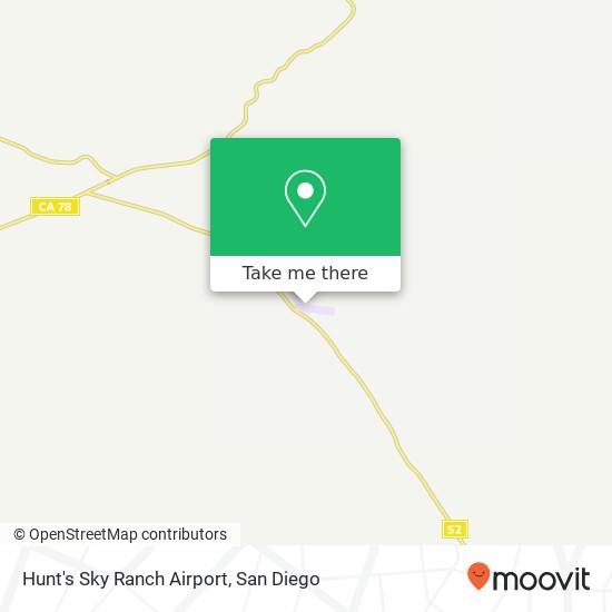 Mapa de Hunt's Sky Ranch Airport