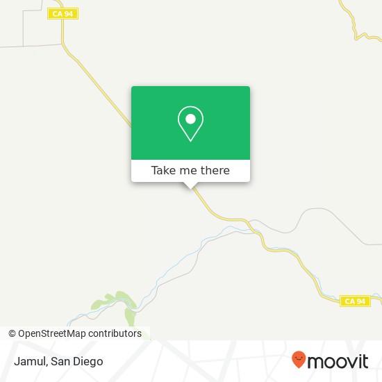 Mapa de Jamul