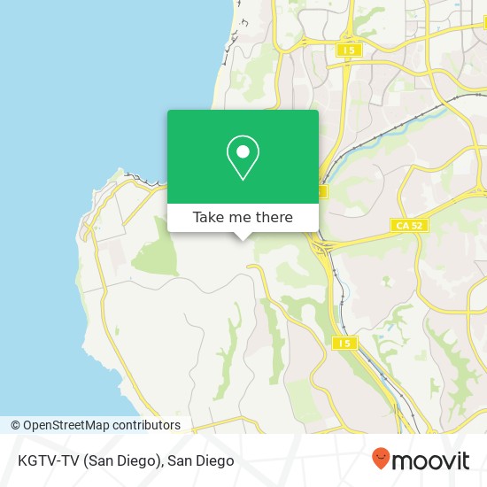 KGTV-TV (San Diego) map
