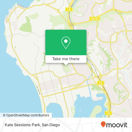 Mapa de Kate Sessions Park