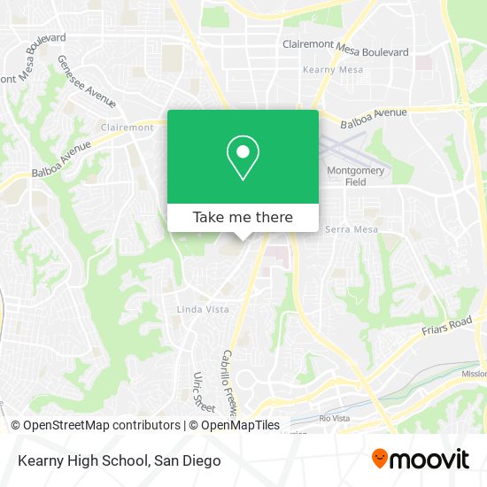 Mapa de Kearny High School