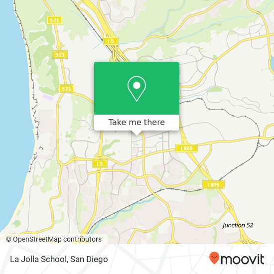La Jolla School map