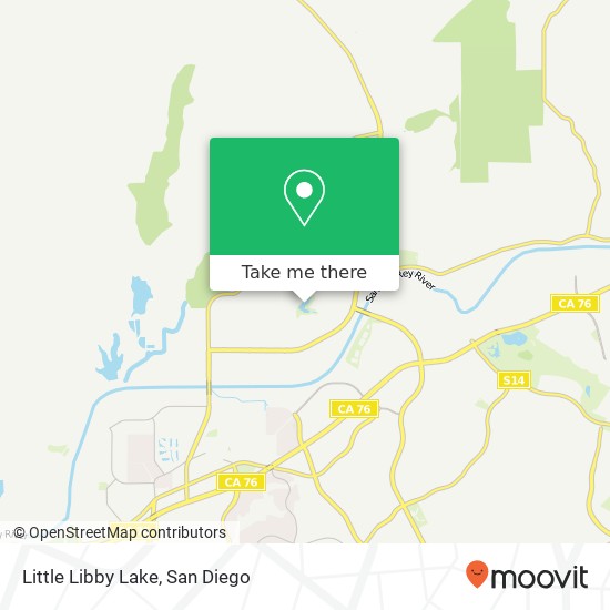 Mapa de Little Libby Lake