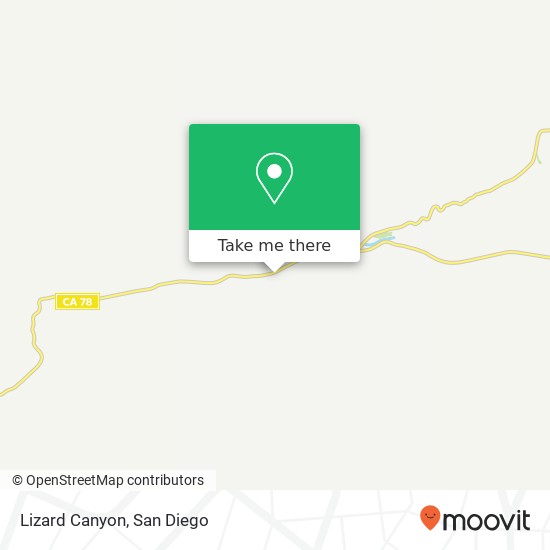 Mapa de Lizard Canyon