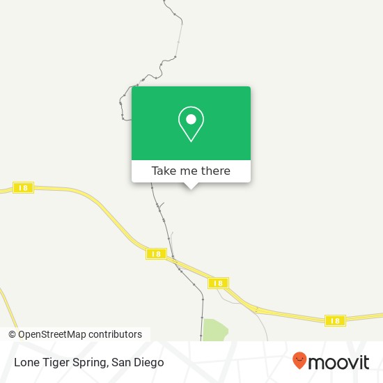 Lone Tiger Spring map