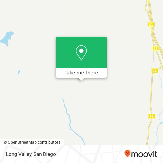 Long Valley map