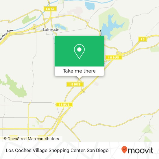 Los Coches Village Shopping Center map