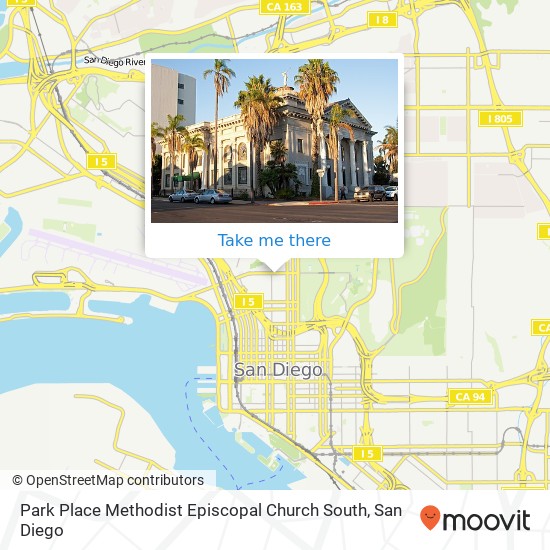 Park Place Methodist Episcopal Church South map