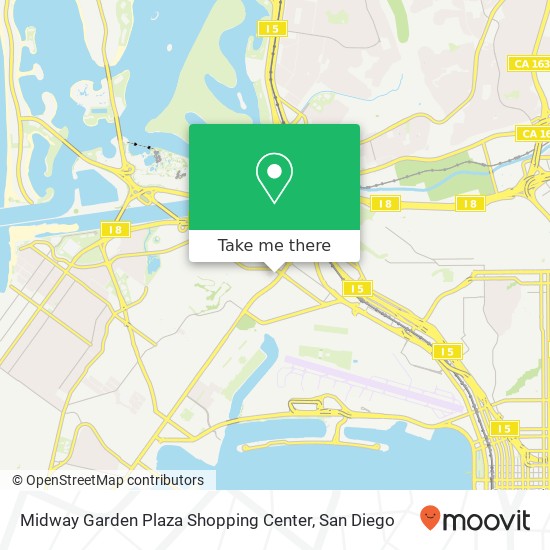 Mapa de Midway Garden Plaza Shopping Center