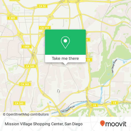 Mission Village Shopping Center map