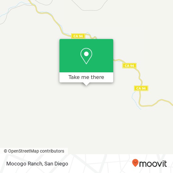 Mocogo Ranch map