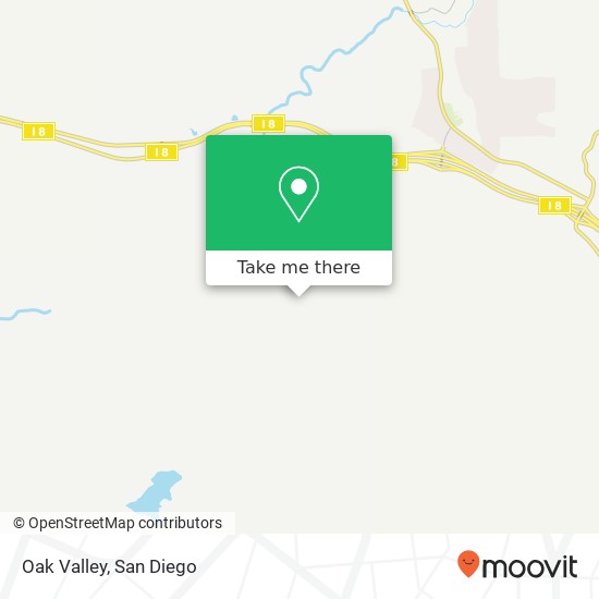 Mapa de Oak Valley