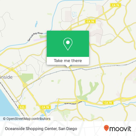 Oceanside Shopping Center map