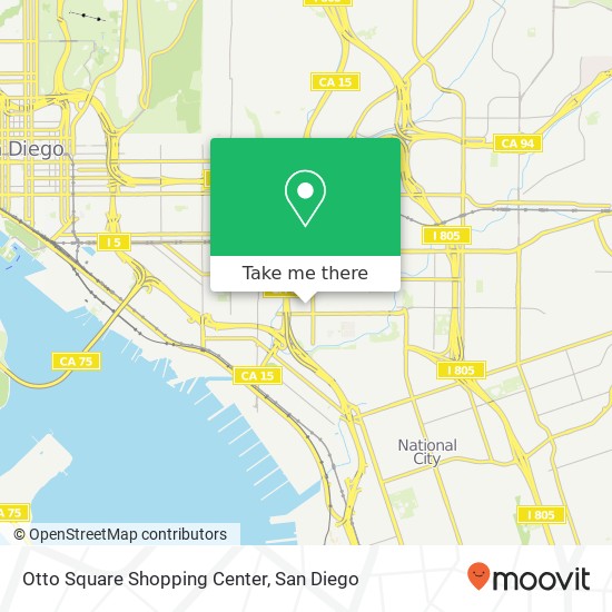 Otto Square Shopping Center map