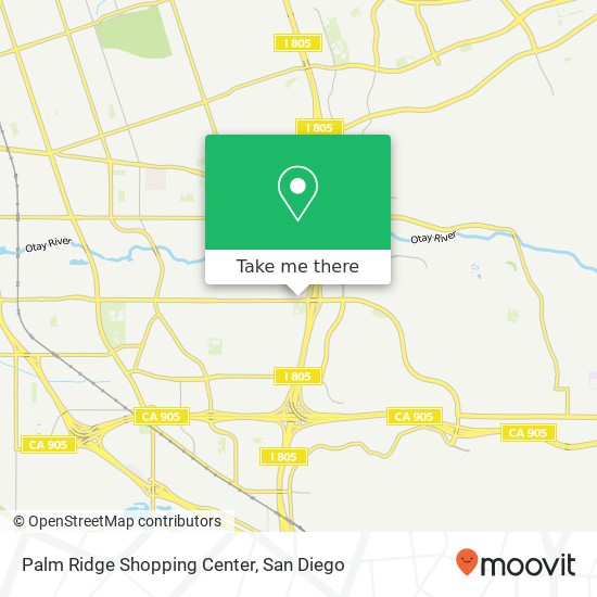 Palm Ridge Shopping Center map