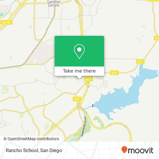 Rancho School map