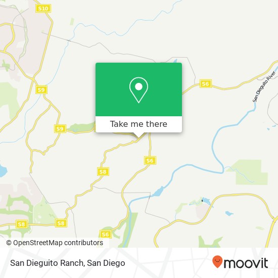 Mapa de San Dieguito Ranch