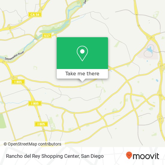 Rancho del Rey Shopping Center map