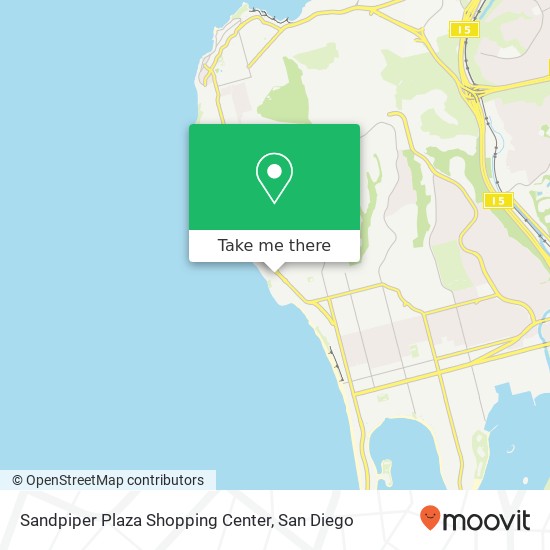 Mapa de Sandpiper Plaza Shopping Center