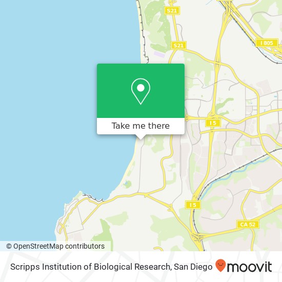 Mapa de Scripps Institution of Biological Research