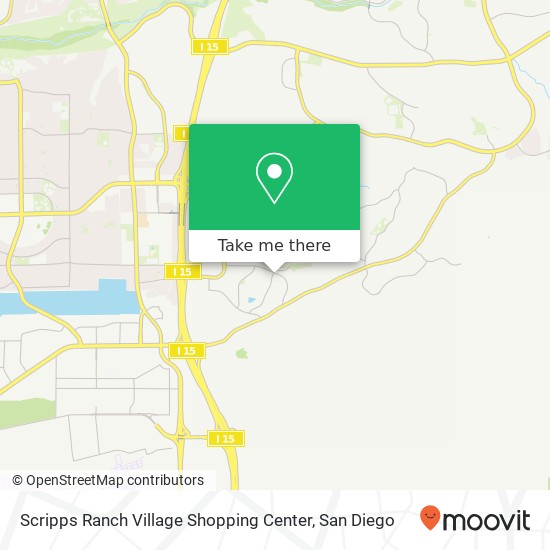 Mapa de Scripps Ranch Village Shopping Center