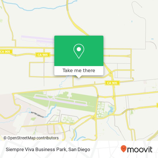 Mapa de Siempre Viva Business Park