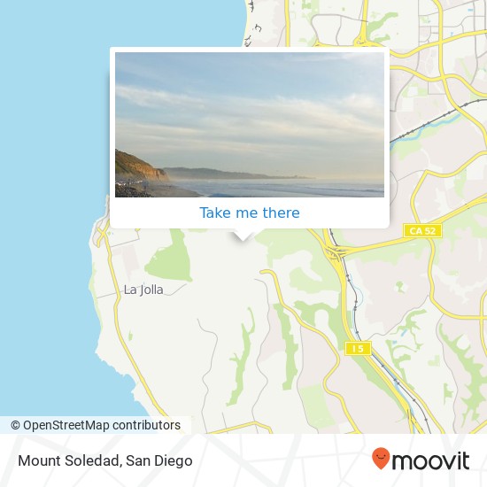 Mount Soledad map