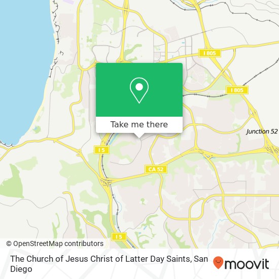 Mapa de The Church of Jesus Christ of Latter Day Saints