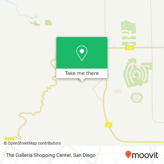 Mapa de The Galleria Shopping Center