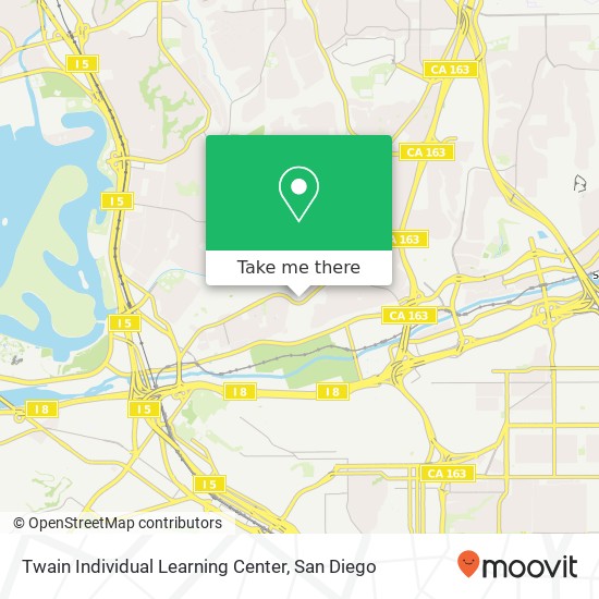 Mapa de Twain Individual Learning Center