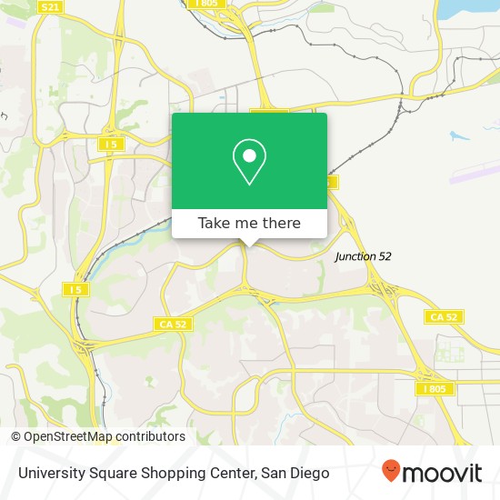 Mapa de University Square Shopping Center