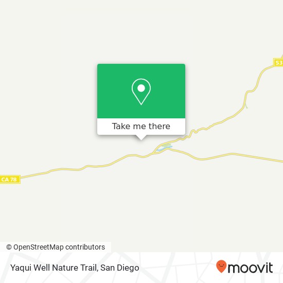 Mapa de Yaqui Well Nature Trail