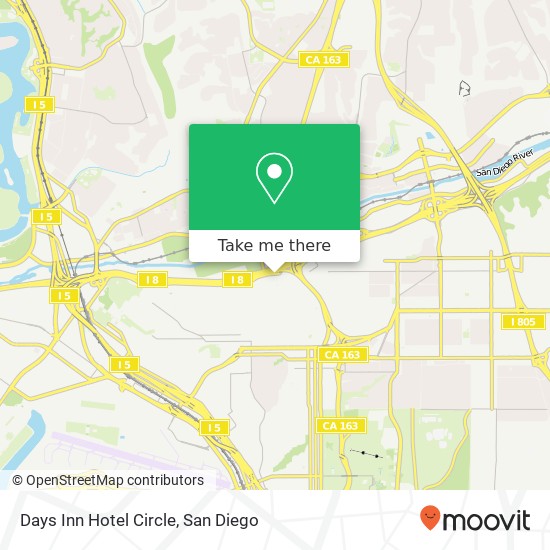 Days Inn Hotel Circle map