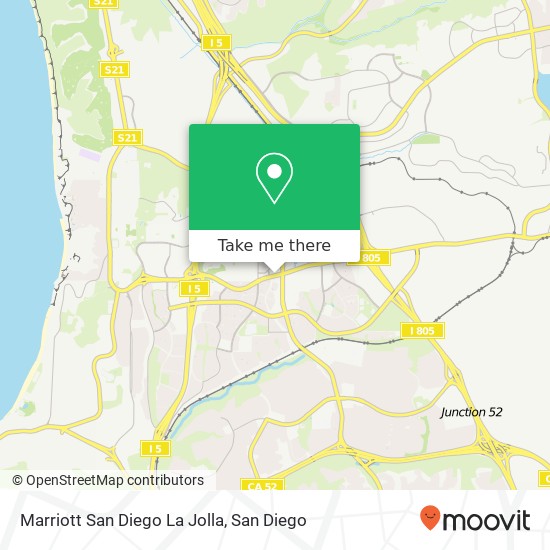 Mapa de Marriott San Diego La Jolla