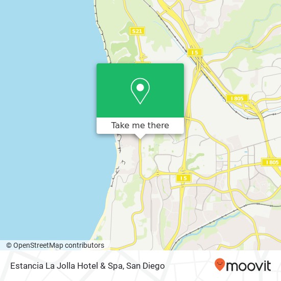 Mapa de Estancia La Jolla Hotel & Spa