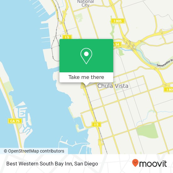 Mapa de Best Western South Bay Inn