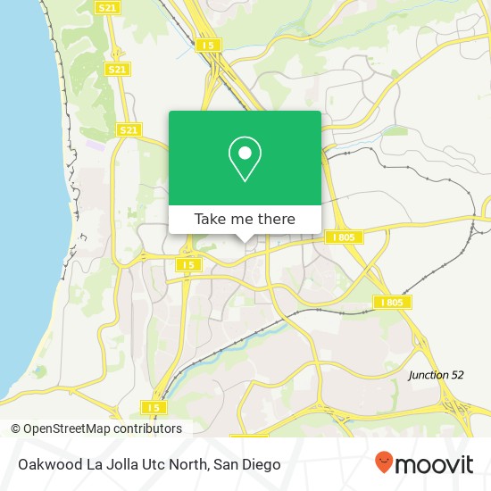 Oakwood La Jolla Utc North map