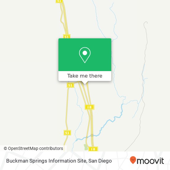 Buckman Springs Information Site map