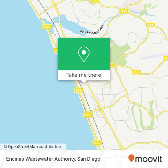 Encinas Wastewater Authority map