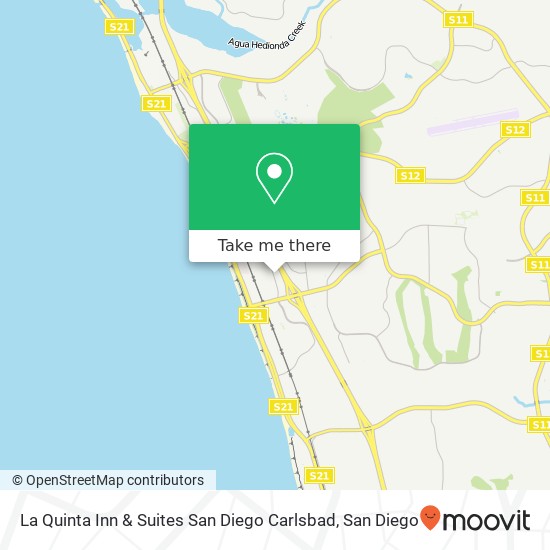 La Quinta Inn & Suites San Diego Carlsbad map