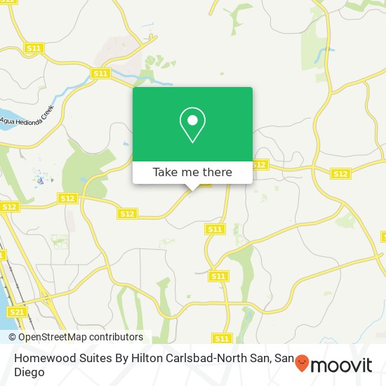 Mapa de Homewood Suites By Hilton Carlsbad-North San