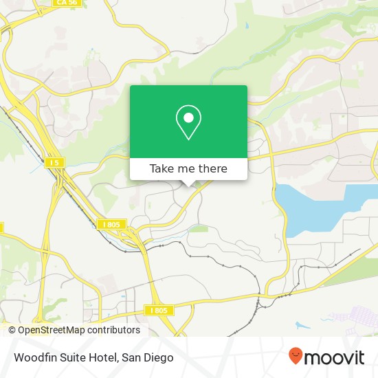 Mapa de Woodfin Suite Hotel